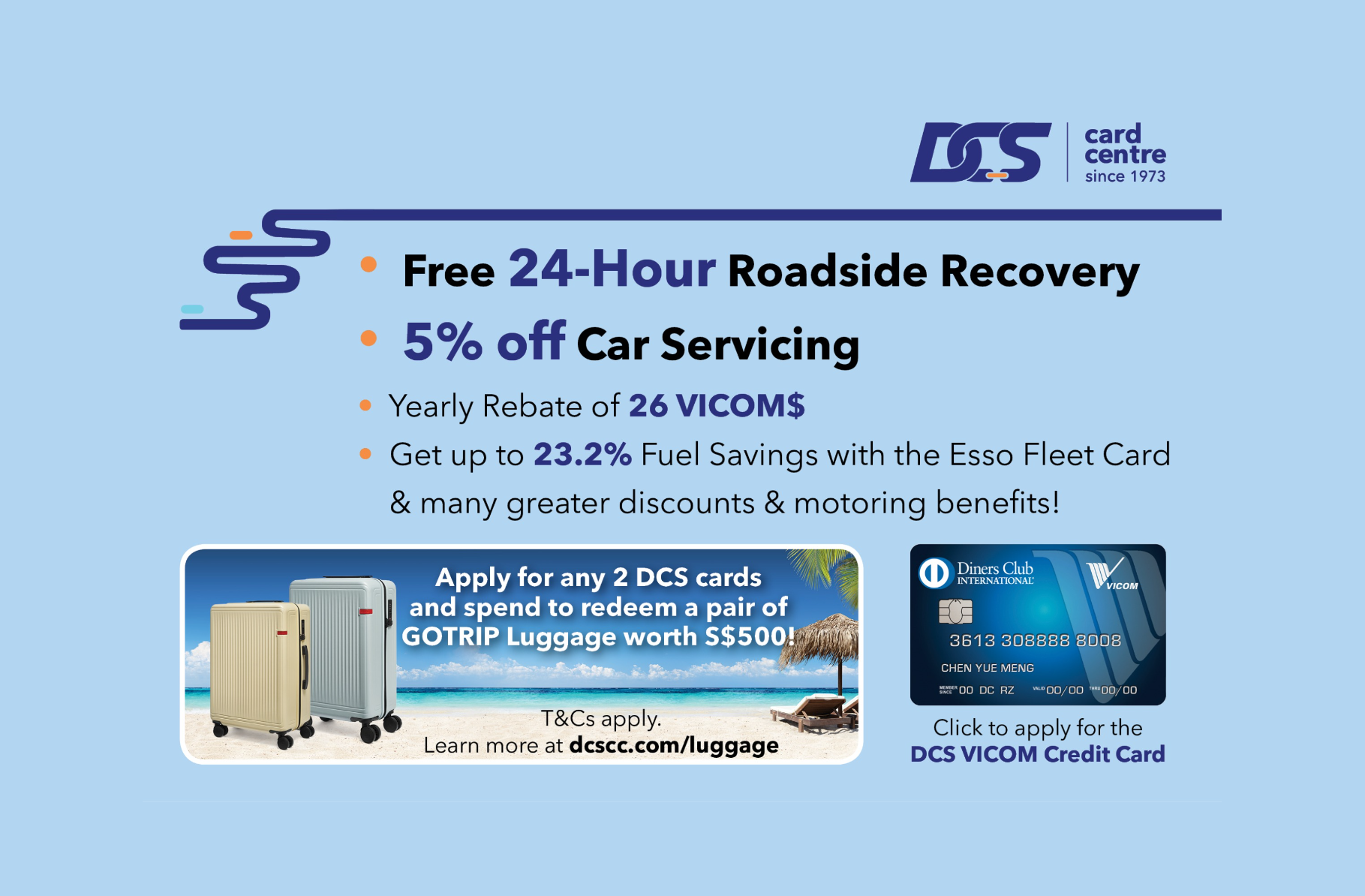 DCS VICOM Credit Card