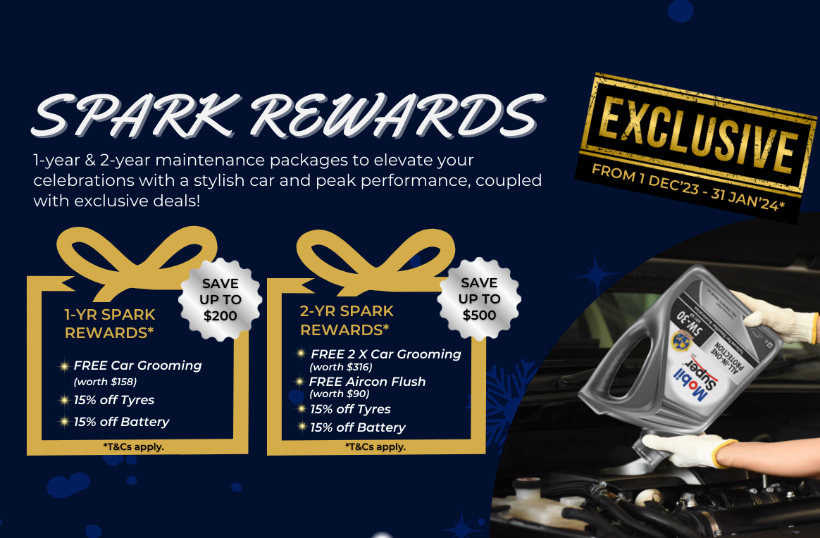 Car maintenance package promotion