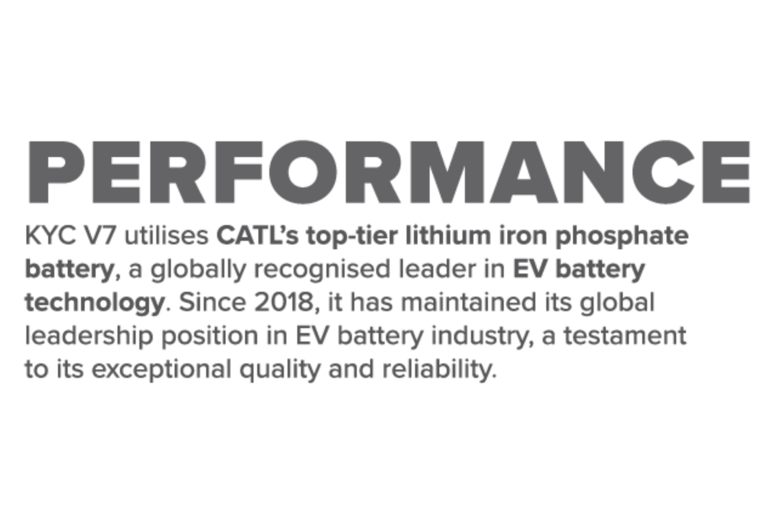 KYC Electric Van Performance