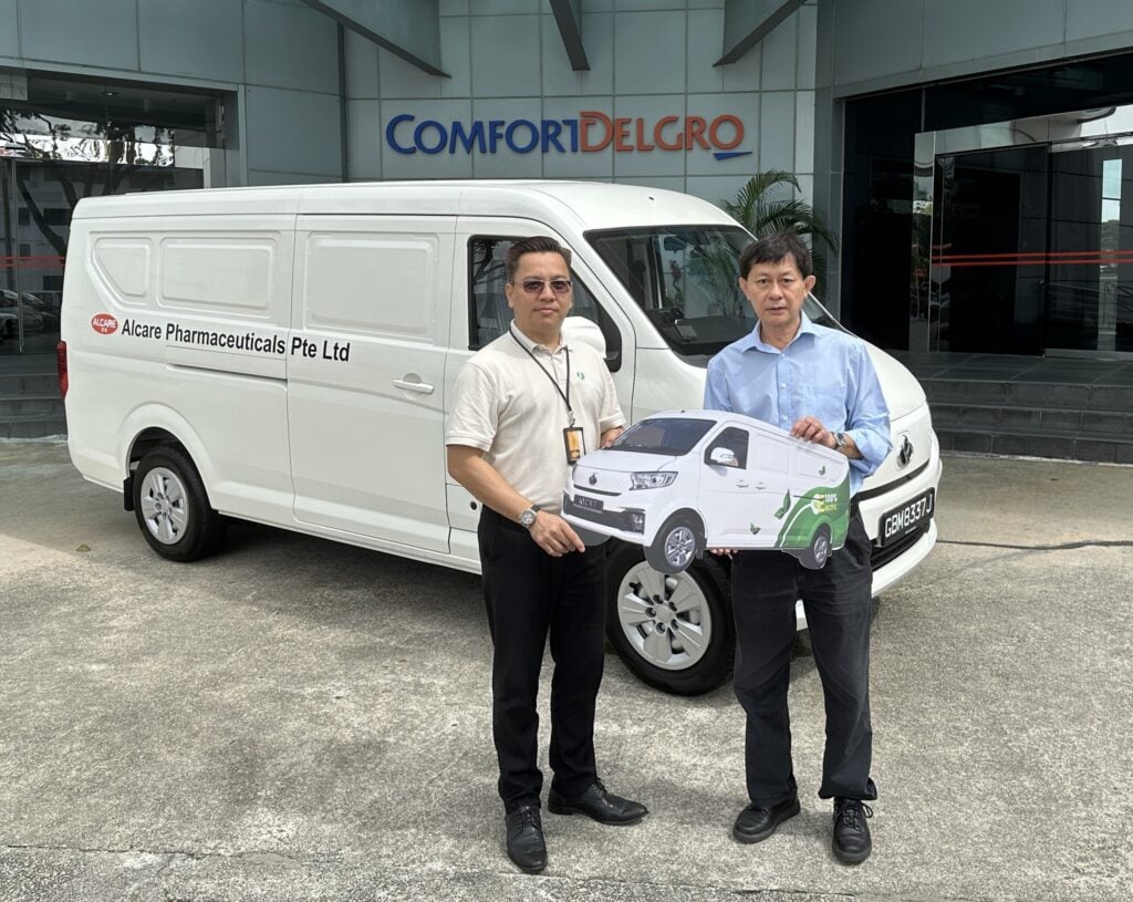Handover of KYC Electric Van to Alcare Pharmaceutical Pte Ltd ...